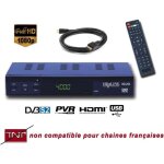 Décodeur satellite - peritel - hdmi - multi - satellites - 4000 chaînes - noir Décodeur satellite - peritel - hdmi - multi - satellites - 4000 chaînes - noir