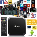 D�codeur smart tv box x96 mini - amoy - android 7. 1 - 1 go ram - 8 go rom - h. 265 uhd 4k