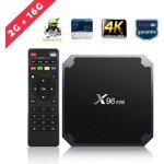 D�codeur tv - delaman - x96 mini - 2go ram - 16go rom - wifi / ethernet - hdmi / av - 1080p