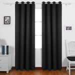 Deconovo rideau occultant thermiques anti froid double rideau isolant anti - bruit140x245 cm (largeur ... Deconovo rideau occultant thermiques anti froid double rideau isolant anti - bruit140x245 cm (largeur ...