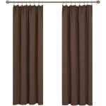 Deconovo lot de 2 rideaux occultants thermiques pour porte chambre enfant fille - isolants et froncés140×175cm ... Deconovo lot de 2 rideaux occultants thermiques pour porte chambre enfant fille - isolants et froncés140×175cm ...
