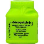 Colle paperpatch decopatch - vernis - colle pour papier - 180g - transparent - rsistant  leau