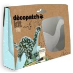 Mini kit - decopatch - dinosaure - 1 dinosaure en papier mâché - conforme norme jouet en71 - pour enfants ... Mini kit - decopatch - dinosaure - 1 dinosaure en papier mâché - conforme norme jouet en71 - pour enfants ...
