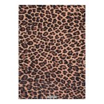 Decopatch pochette de 3 feuilles identiques motif l�opard 30x40cm