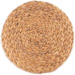 Decorasian lot de 4 dessous de plat en jacinthe deau en jonc de mer lavables sets de table tiss�s � la ...
