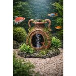 D�coration aquarium amphore cachette poisson avec prise pompe a air