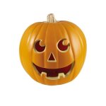 Décoration lumineuse - ptit clown - citrouille orange - 23 cm - halloween - intérieur Décoration lumineuse - ptit clown - citrouille orange - 23 cm - halloween - intérieur