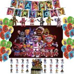 D�corations danniversaire five nights at freddys d�corations de g�teaux et cupcakes en forme de ballons ...