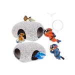 D�coration daquarium grottes en roche accessoires en c�ramique pour aquariumgrottes pour se cacher abris ...