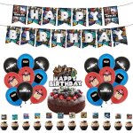 Décorations de fête danniversaire roblox ballons bannière de joyeux anniversaire décorations de gâteaux ... Décorations de fête danniversaire roblox ballons bannière de joyeux anniversaire décorations de gâteaux ...