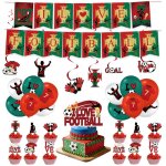 D�corations pour la f�te du football - y compris la banni�re de l�l�ment football garnitures de g�teau ...