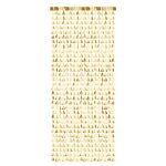 Décoration de fête - toile de fond arbres de noël - 100x245cm - or métal - a suspendre Décoration de fête - toile de fond arbres de noël - 100x245cm - or métal - a suspendre