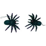 Décoration halloween - ptit clown - araignées - lot de 2 - couleur aléatoire - réalistes Décoration halloween - ptit clown - araignées - lot de 2 - couleur aléatoire - réalistes