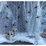 Dcorations halloweentoiles araigne dcorationdcoration horreur 120g toiles daraigne + 60 araignes ...