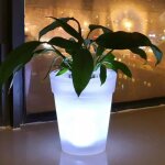 Decoration lumineuse pot de fleur creux lumineux abs coquille extérieur sans fil led usine style - white ... Decoration lumineuse pot de fleur creux lumineux abs coquille extérieur sans fil led usine style - white ...