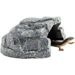 D�coration de maison pour grotte de reptiles abri sous roche pour l�zards dragon barbu serpent terrarium ...