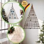 Dcoration murale - be4nature - sapin de nol en bois - 100 cm x 140 cm - calendrier de l?avent - cologique ...