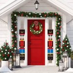 Décorations de noël de bannières de casse - noisette rideau de porte de modèle de soldat de décor de ... Décorations de noël de bannières de casse - noisette rideau de porte de modèle de soldat de décor de ...