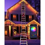 D�corations de noel exterieur lumi�re d�chelle led de no�l de 3 meter avec p�re no�l grimpant lapp du ...
