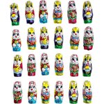 Decoration paques 24 lapin paques chocolat 170g chocolat paques en emballage individuel