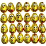 Decoration paques 24 poussin en chocolat paques 170g en emballage individuel