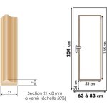 Dcoration porte d?intrieur en bois exotique - skylab