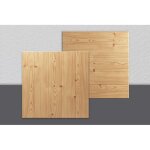 Decosa dalle de plafond athen - polystyr�ne - effet bois - couleur pin - 50 x 50 cm - 2 sach. (=4 m2) ...