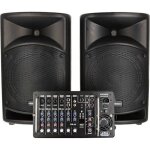 Definitive audio - backstage 500 - syst�me amplifi� avec mixer 500w rms