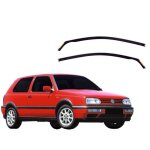 D�flecteurs dair - j&j automotive - volkswagen golf 3 - fum� - acrylique renforc� - installation facile ...