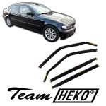 Dflecteurs dair - compatible bmw - e46 - 4 portes - acrylique teint - 4 pices