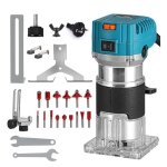 D�fonceuse affleureuse �lectrique 1 / 4 affleureuse � bois �lectrique 2000w outil de routeur en bois ...