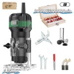 D�fonceuse affleureuse �lectrique 33000r / min - d�fonceuse � bois 800w - six vitesses - mandrin de 635 ...