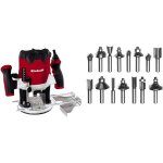 D�fonceuse �lectrique einhell te - ro 1255 1200w avec accessoires et kit de 15 fraises