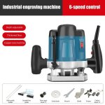 D�fonceuse verticale electrique 1800w - fraiseuse multifonction � 6 vitesses - 22000 tr / min la finition ...