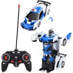 Voiture dforme rc - borofone - voiture de police - dformation  une touche - lumire - radiocommand ...