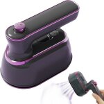 D�froisseur � main 1000w fer � repasser de voyage portable 180 degr�s pliable mini fer � vapeur rapide ...