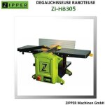 D�gauchisseuse raboteuse zipper