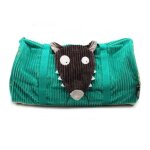 Sac de voyage enfant - les déglingos - sac week - end enfant loup - 48 x 25 x 25 cm - vert Sac de voyage enfant - les déglingos - sac week - end enfant loup - 48 x 25 x 25 cm - vert