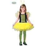 Dguisement abeille fille 5 / 6 ans - jaune et noir - utilisation extrieur