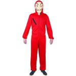 D�guisement adolescent - ced - combinaison rouge voleur - 140 / 160 cm - int�rieur