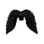 Dguisement adulte accessoires 123472 funidelia ailes dange noires - dguisement femme accessoires halloween ...