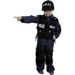 D�guisement agent swat gar�on 7 / 9 ans - polyester - m�tier - bleu