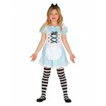 Déguisement alice pour enfants - horror - shop - taille m - costume de carnaval pour filles Déguisement alice pour enfants - horror - shop - taille m - costume de carnaval pour filles