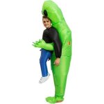 D�guisement alien gonflable pour adultes - vert