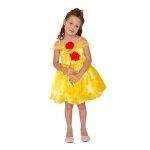 D�guisement belle sachet pour fille - cesar f030 - 001 - robe jaune pour enfant de 3 ans et plus