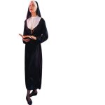 Dguisement bonne soeur adulte - noir - intrieur - robe et coiffe incluses