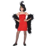 D�guisement charleston rouge - enfant - atosa - 5 - 6 ans - int�rieur - fille