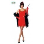 Dguisement charleston rouge - tu - robe et bandeau - femme adulte