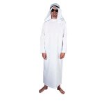 Dguisement cheikh prince dsert homme taille unique blanc