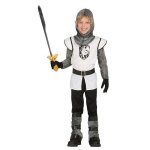 D�guisement chevalier blanc enfant - pantalon noir
